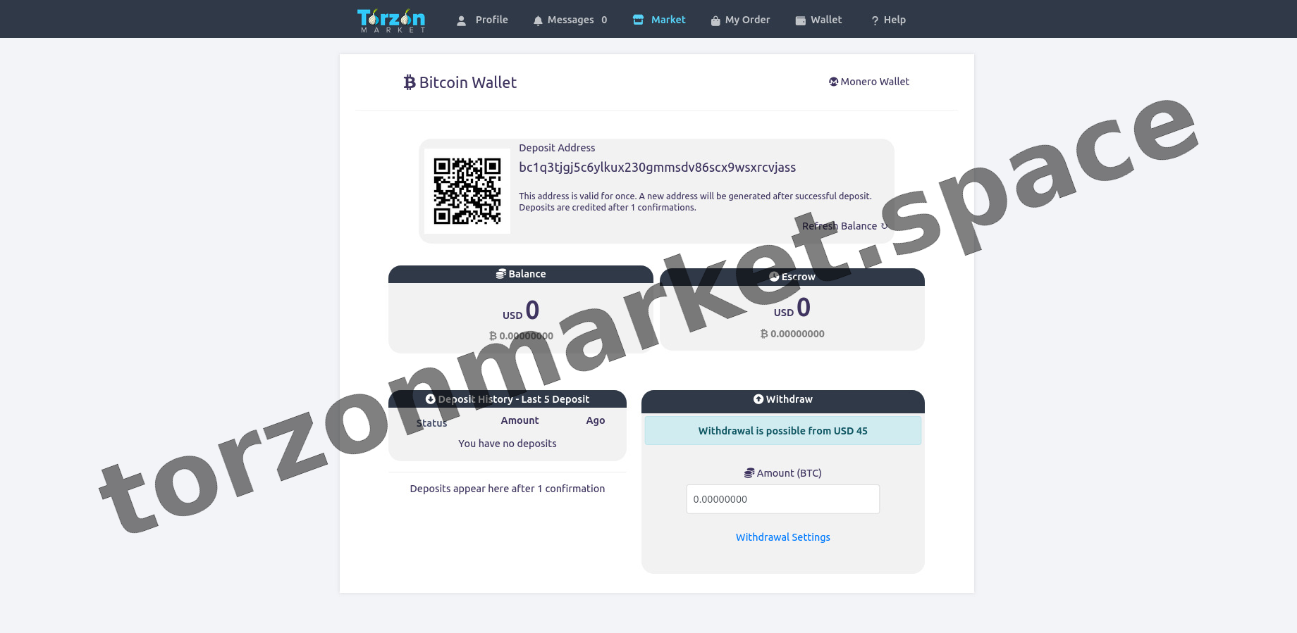 Main Market Dashboard